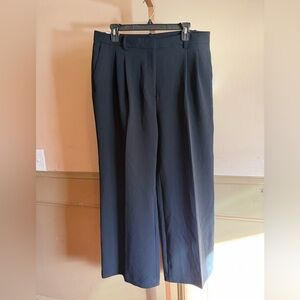 DKNY Black Wide-Leg pants